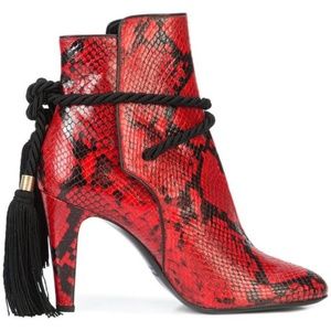 Philosophy Di Lorenzo Serafini Red Tassel Booties